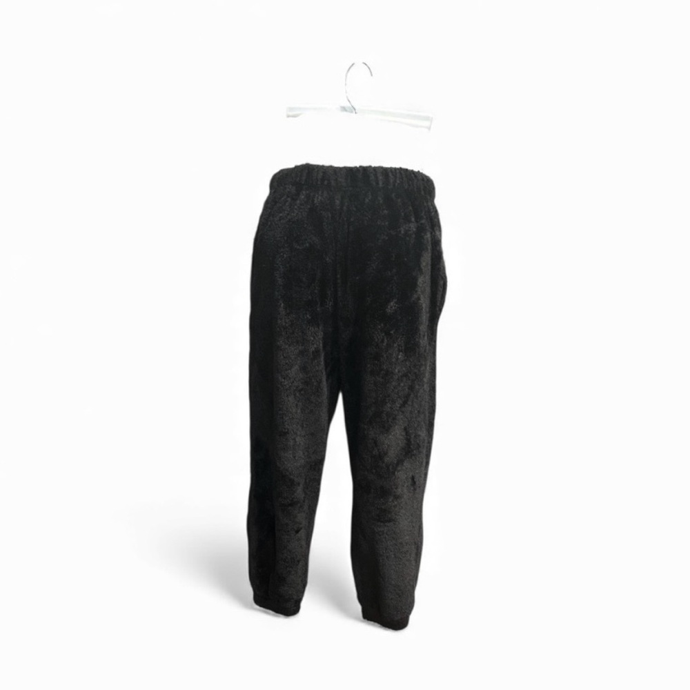 Harper & Ivy Cozy Black Fuzzy Pants